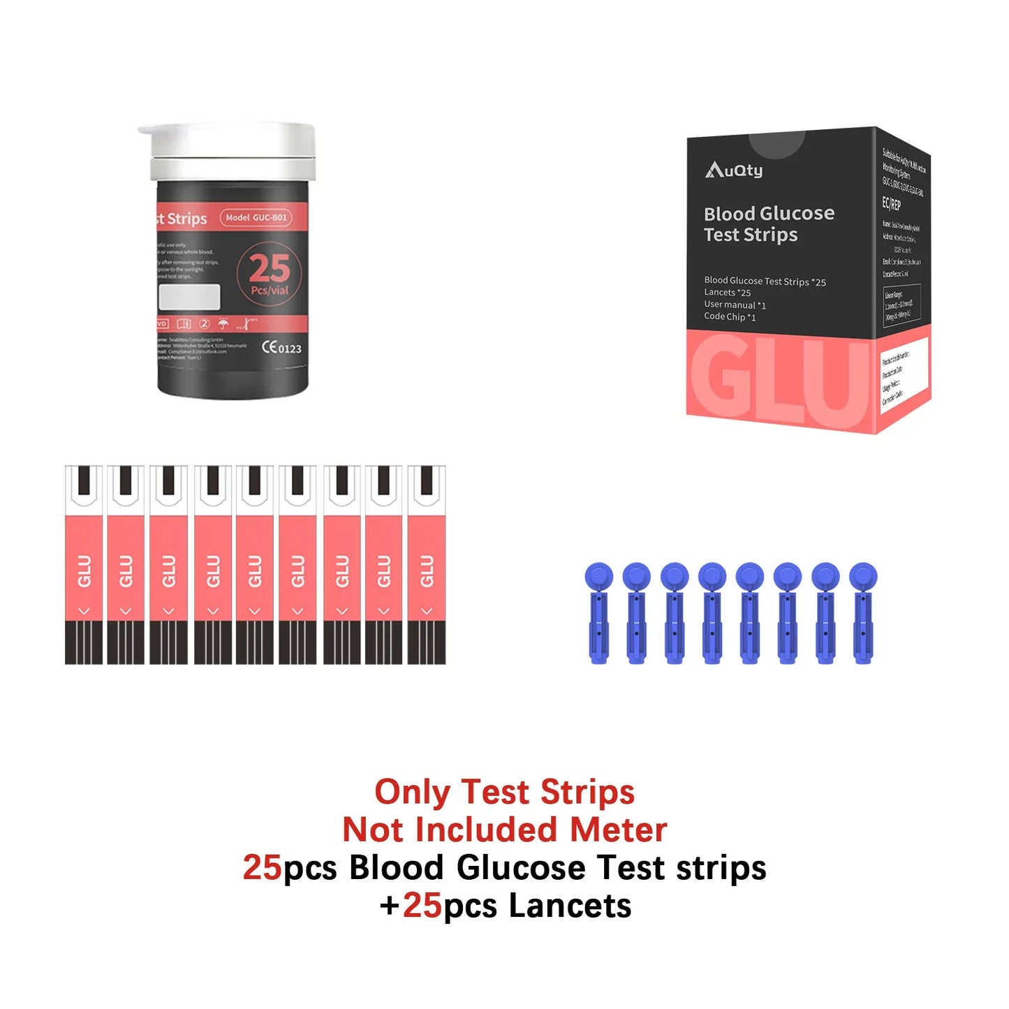 3-in-1 Multifunction Cholesterol, Uric Acid, and Blood Glucose Meter – Diabetes, Gout, and Blood Sugar Monitor with Test Strips