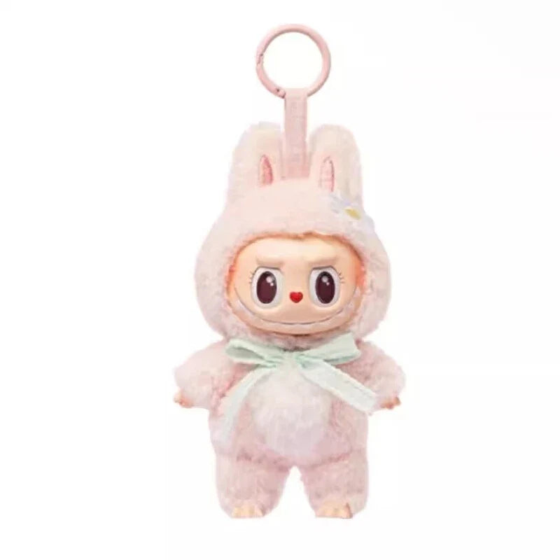 Labubu Sweetheart Doll Mokoko Plush Pendant — First Generation Vinyl Pulling Cloth Hanging Decoration