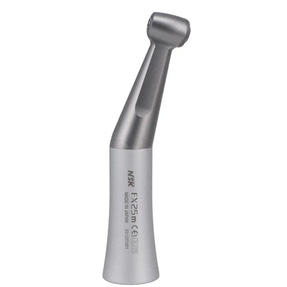 NSK FX25 FX65 1:1 Direct Drive Contra Angle — Low-Speed Dental Handpiece with Mini Head for Polishing