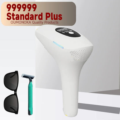 Body Bikini IPL Hair Removal Device – 999,999 Flashes, Permanent Painless Laser Epilator for Women, Home Use