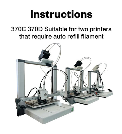 BLV AMS Lite BMCU370C Auto Refill Farm — Durable 3D Printer Accessory for A1 & A1 MINI, Strictly Tested, Type-C Support