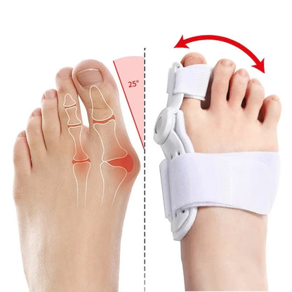 Big Bone Toe Bunion Splint - Foot Pain Relief Corrector and Hallux Valgus Protector for Feet Care - Available in 1PC or 2PCs