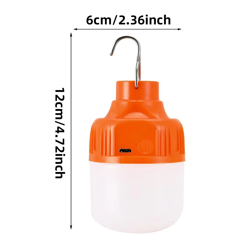 Portable USB Rechargeable LED Pendant Light – High Brightness Waterproof Outdoor Camping, Fishing & Emergency Lamp