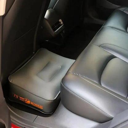 Car Travel Inflatable Mattress — Front Slope Air Bed Cushion & Seat Gap Pad for Self-Driving Trips
