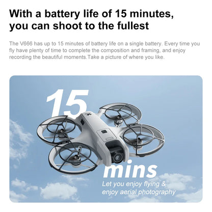 Xiaomi Mijia MINI V666 Drone — 4K 5G WiFi RC Quadcopter with Obstacle Avoidance, Brushless Motor & Altitude Hold