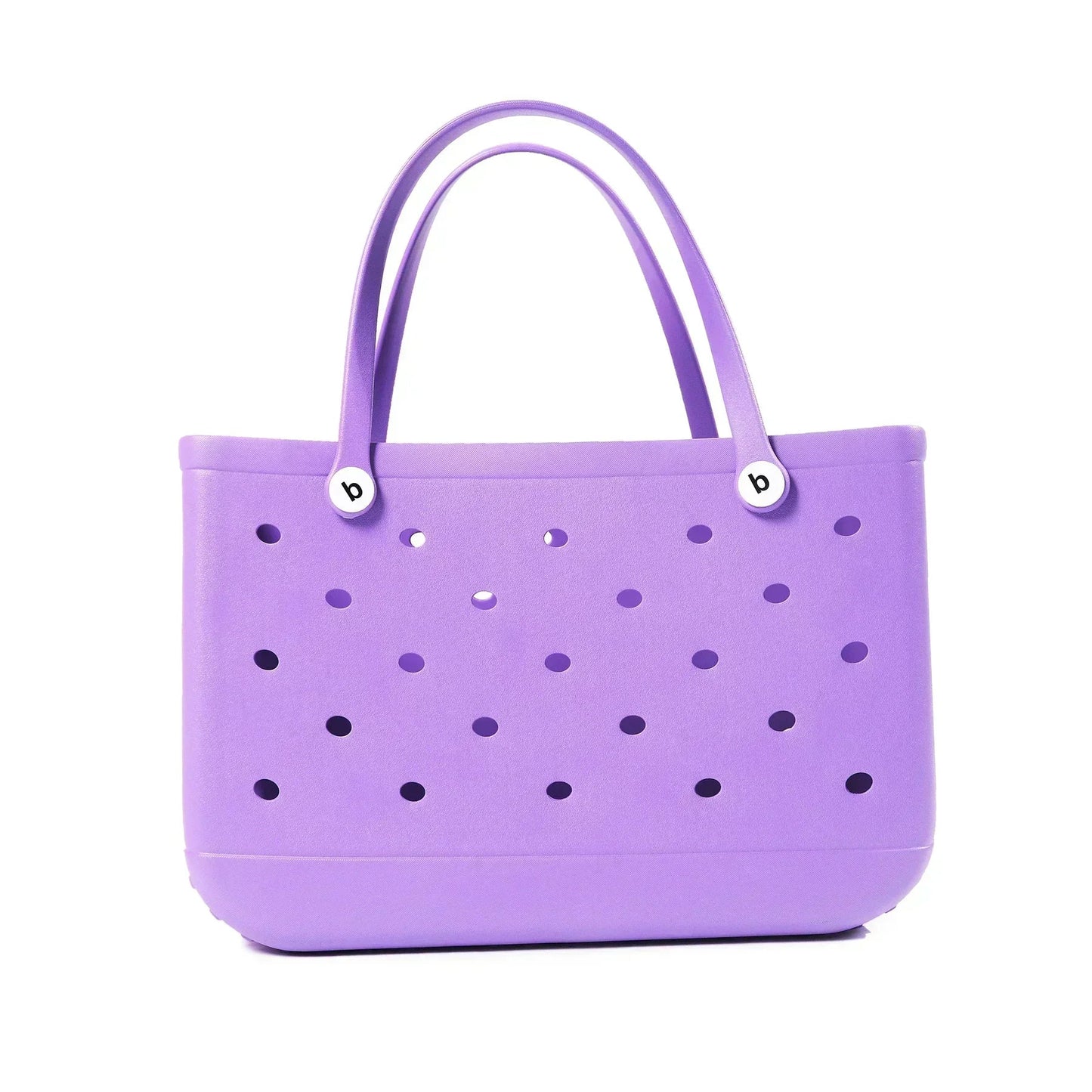 EVA Beach Bag for Women - Waterproof Bogg Rubber Travel Tote, Washable Handbag for Sports, Beach, Market, Pool