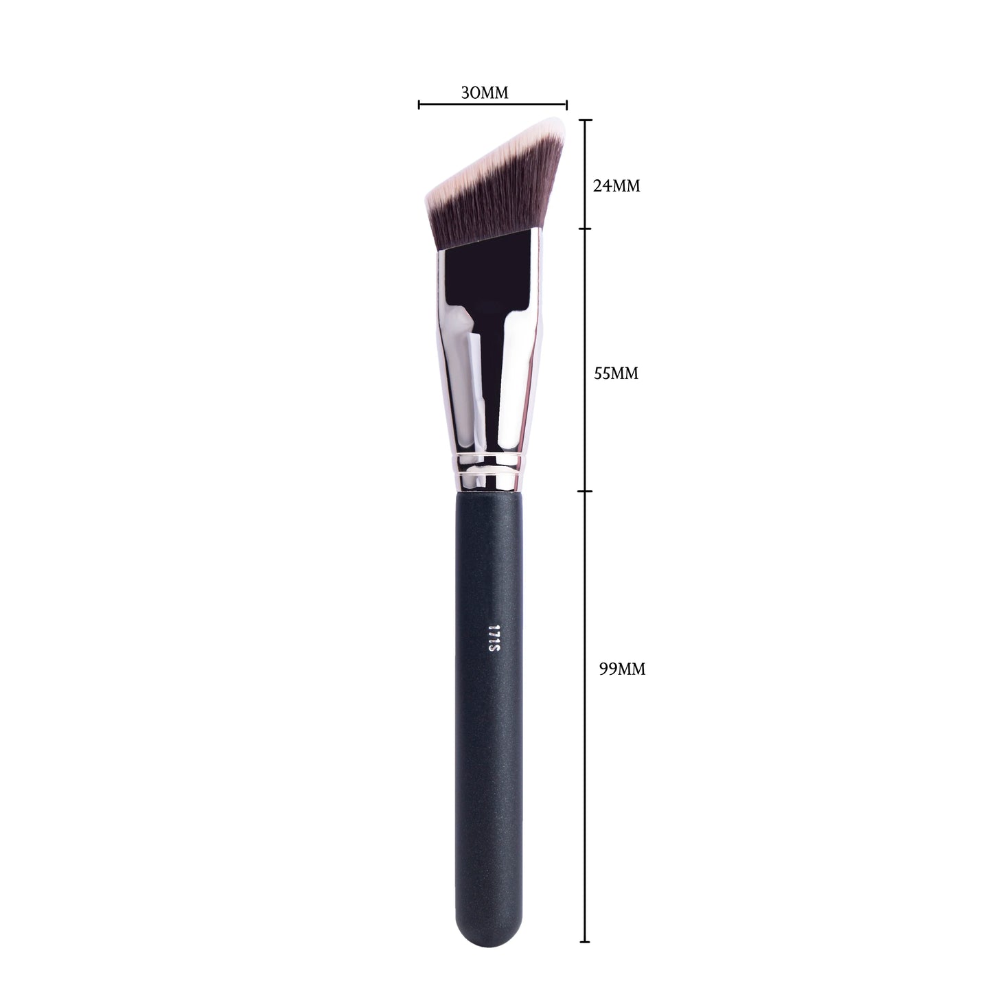 Angled Liquid Powder Contour Makeup Brush – Professional Cream Blush & Foundation Blending Tool