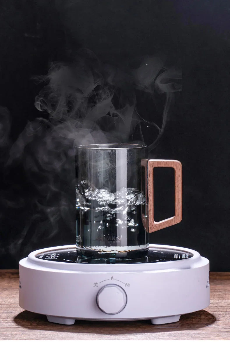GIANXI High Borosilicate Glass Tea Cup with Belt Filter – Separate Flower Tea Water Cup for Original Tea Making