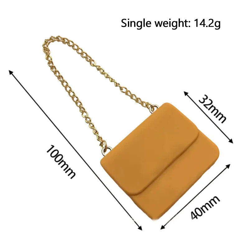 1:12 Dollhouse Miniature Shoulder & Crossbody Bags – Decorative Toy Accessories for Dollhouse Collectors