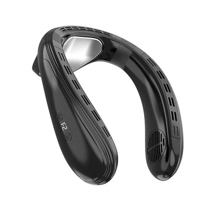 Portable Neck Fan 5200mAh – Rechargeable Wearable Semiconductor Cooling Fan, Personal Outdoor Neck Air Conditioner