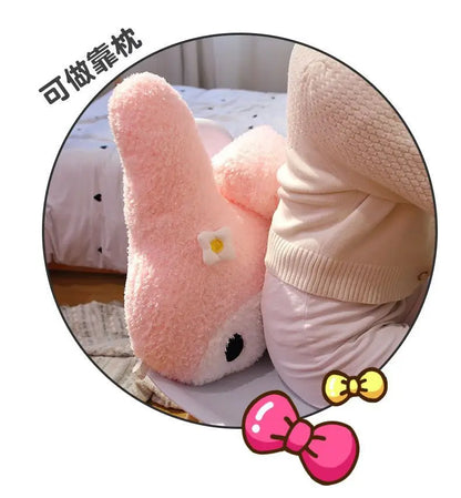 Sanrio My Melody & Kuromi Plush Dolls – Cute Soft Stuffed Animal Pillow, Cartoon Plush Toy for Girls’ Birthday & Christmas Gifts