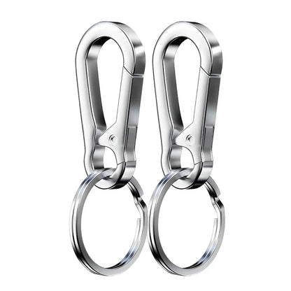 1/5PCS Metal Gourd Buckle Keychain – Strong Carabiner Climbing Hook for Car Keys & Vintage Accessories