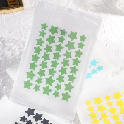 Colorful Star-Shaped PE Pimple Patches – Invisible Acne Spot Stickers for Skin Care and Makeup Concealer