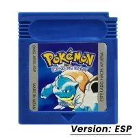 Pokemon GBC Game Cartridge — Red, Blue, Crystal, Gold, Green, Silver, Yellow 16-Bit for GB/SP