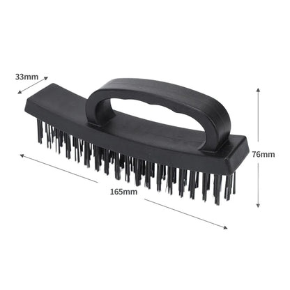 2PCS Steel Wire Brush Set - Industrial Rust Removal, Derusting & Metal Polishing Cleaning Tools
