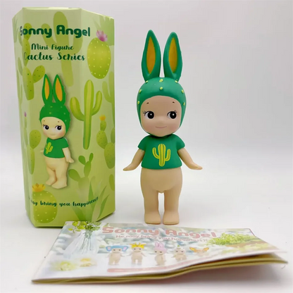 Sonny Angel Mini Figure Cactus Series — Mystery Blind Box Toy Doll, Lucky Mascot, Handmade Christmas Gift