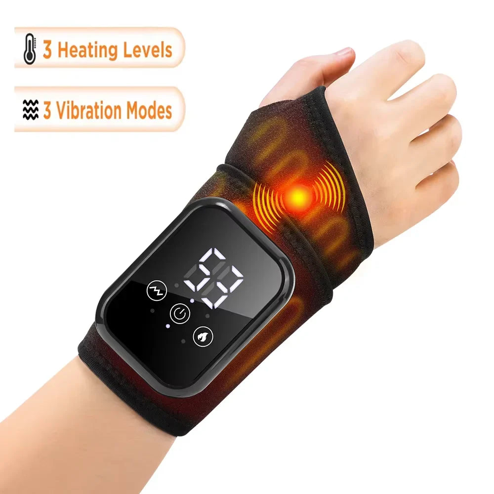 Electric Foot & Hand Massager with Heat and Vibration – Portable Ankle & Joint Relaxation Therapy Device