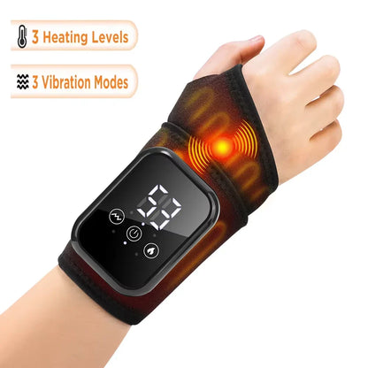 Electric Foot & Hand Massager with Heat and Vibration – Portable Ankle & Joint Relaxation Therapy Device