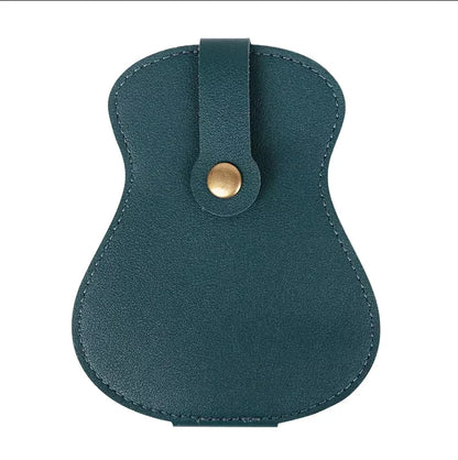 18-Slot Guitar Pick Storage Case – PU Leather Folding Durable Portable Plectrum Holder