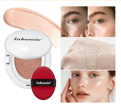 NEW Glow CC Cream Foundation Cushion – Waterproof, Long-Lasting Brightening Face Base Makeup for Women, Korean Cosmetics