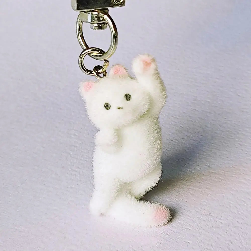 Cartoon Plush Koala Keychain – Cute Fluffy Doll Bag Pendant, DIY Keyring Charm Gift for Women