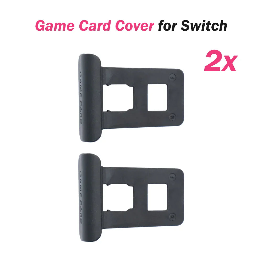 1/2/5/10PCS Nintendo Switch Game Card Slot Covers — Black Replacement Parts for Game Card Tray Port