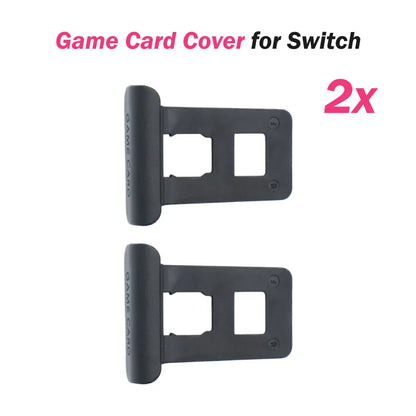 1/2/5/10PCS Nintendo Switch Game Card Slot Covers — Black Replacement Parts for Game Card Tray Port