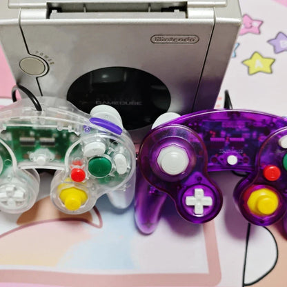 Transparent Wired GameCube Controller – Joystick for NGC & Wii Console Compatibility