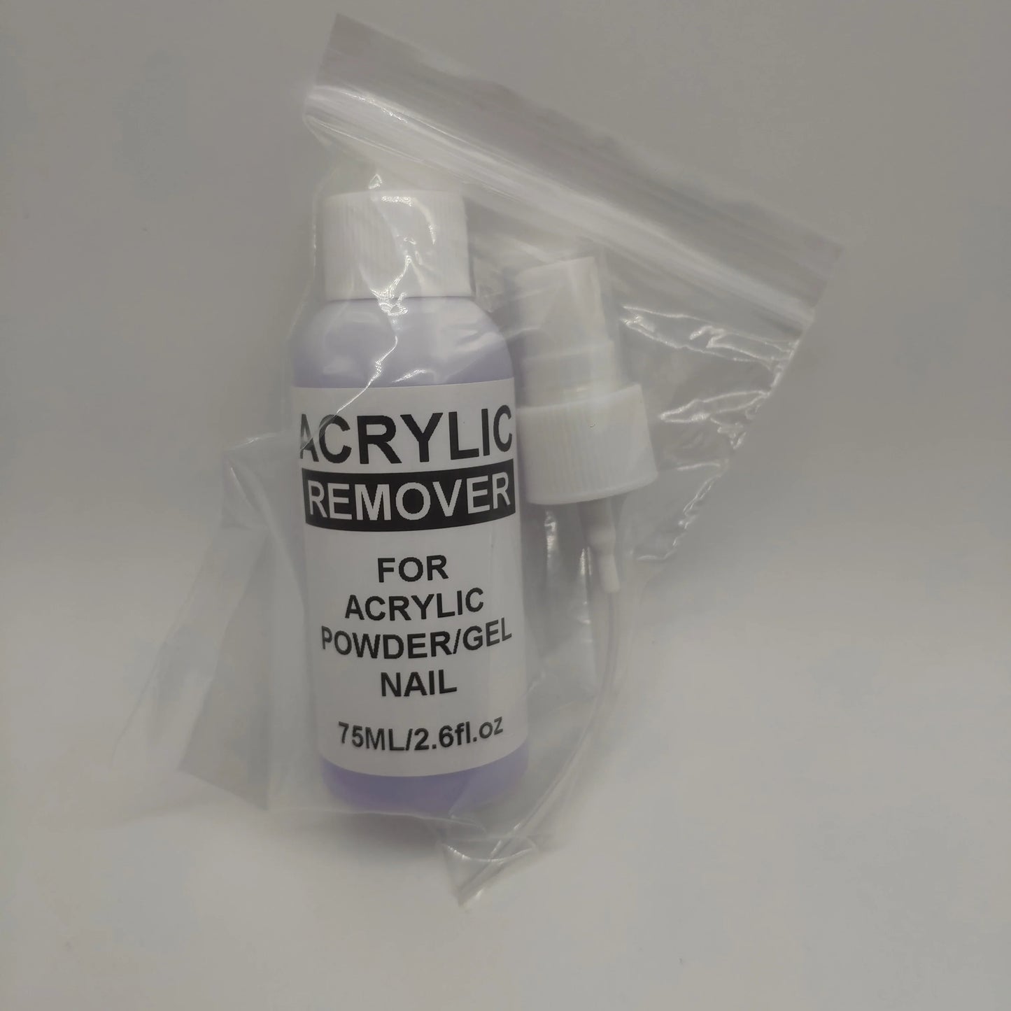 75ml Professional Acrylic Nail Remover — Liquid & Gel Polish Remover for Acrylic Nails