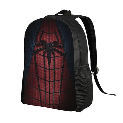 Custom Spider-Man Web Backpack – Water-Resistant School & College Bag for Men and Women
