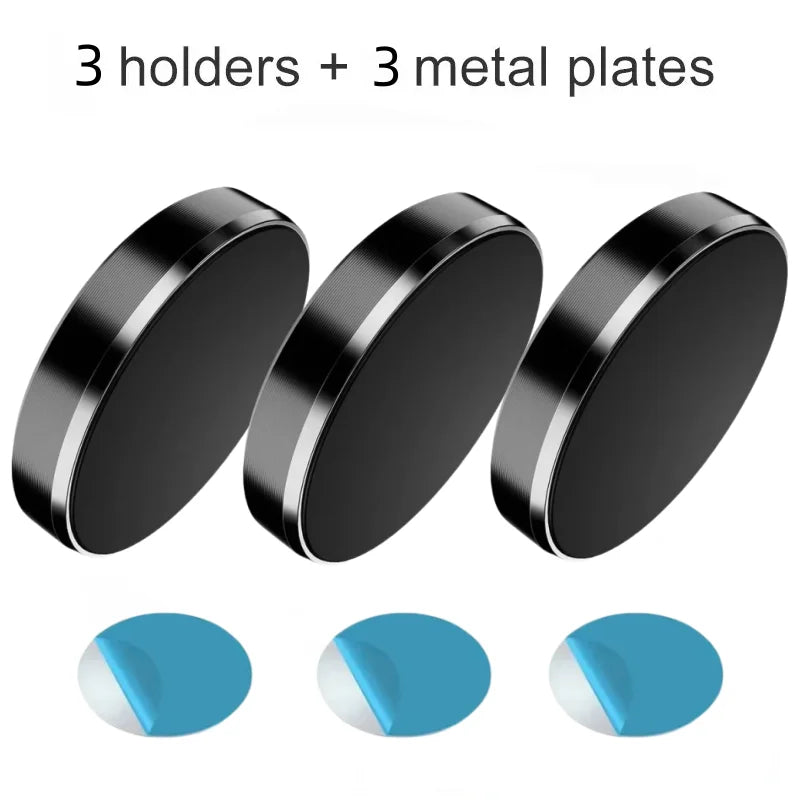 Universal Magnetic Car Phone Holder — Dashboard & Wall Mount Stand for iPhone, Xiaomi, Huawei, Samsung