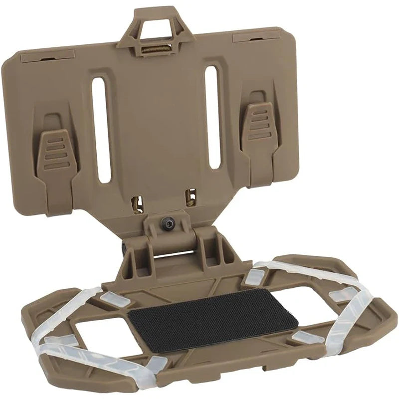 Tactical MOLLE Phone Holder - Folding Navigation Board Mount for Airsoft & Hunting Gear