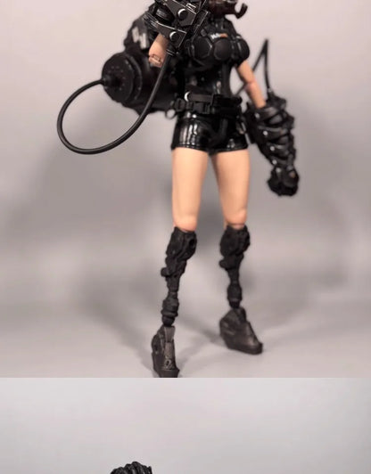 1/6 Scale Soldier Action Figure Accessories - Fully Articulated Robotic Arms & Mechanical Weapon Set