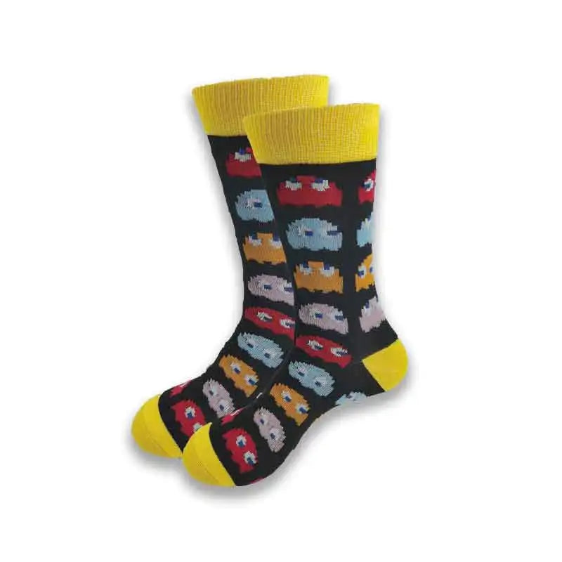 Spring and Autumn Cartoon Movie Character Socks for Men & Women – Funny Fashion High Quality Crew Tube Socks, Unisex Casual Cotton Socks