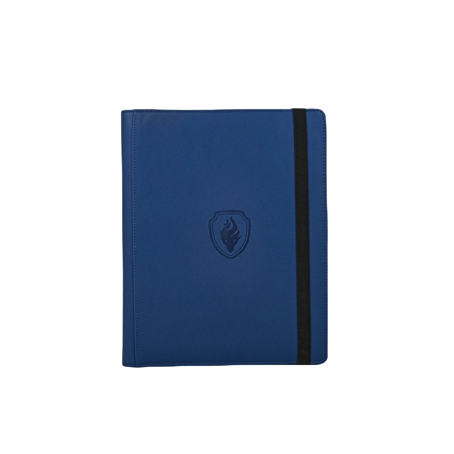 9-Pocket Trading Card Binder — Premium PU Cover Zip Card Holder Book, Durable Side-Loading Card Organizer