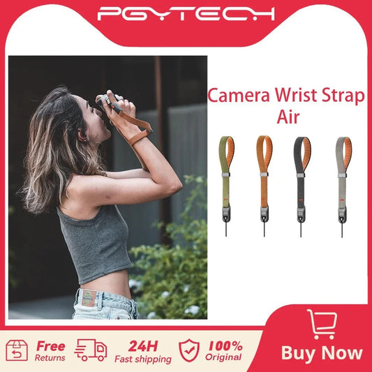 PGYTECH Adjustable Camera Wrist Strap – Quick Release Hand Strap for Sony, Nikon, Canon & GoPro