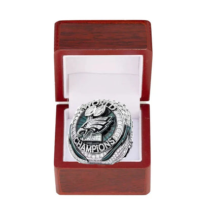 2025 Commemorative Stainless Steel Ring – Champion Rugby Gift for Boyfriend
