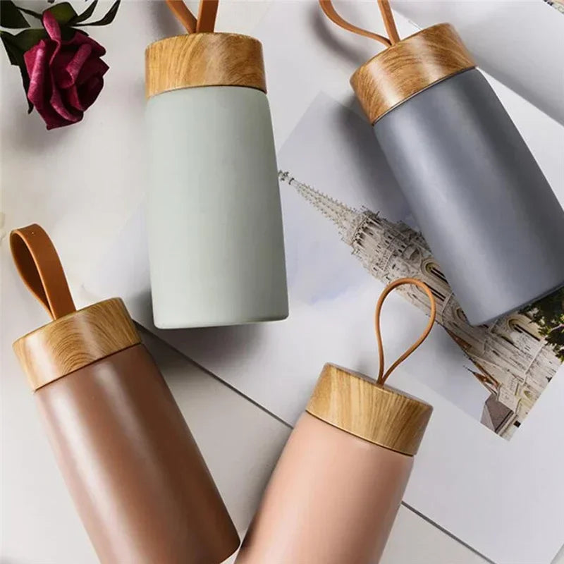 Insulated Travel Coffee Mug - 304 Stainless Steel Mini Thermal Tumbler - Vacuum Flask Water Bottle for Hot and Cold Beverages