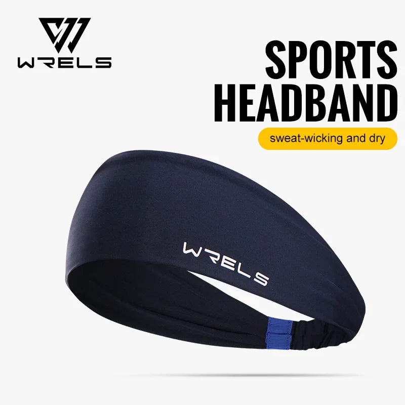 WRELS Moisture-Wicking Sports Headband – Breathable Non-Slip Sweatband for Running, Gym & Fitness (Men & Women)