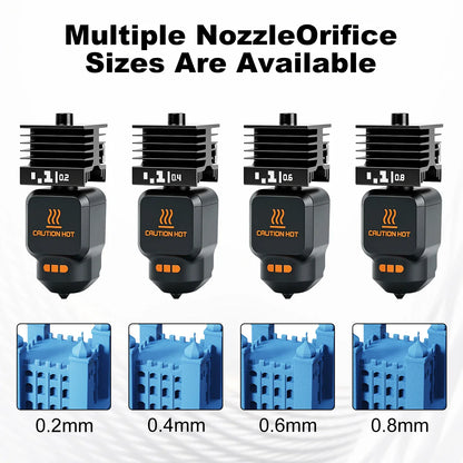 Bambu Lab P2S X2D Hotend Kit - High Quality Standard Flow Removable Nozzle 3D Printer Upgrade