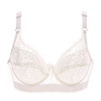 Women’s Plus Size Lace Push-Up Bralette – Sexy Support Bra for 80CD–105CD (42D–46D) Comfortable Intimates Lingerie
