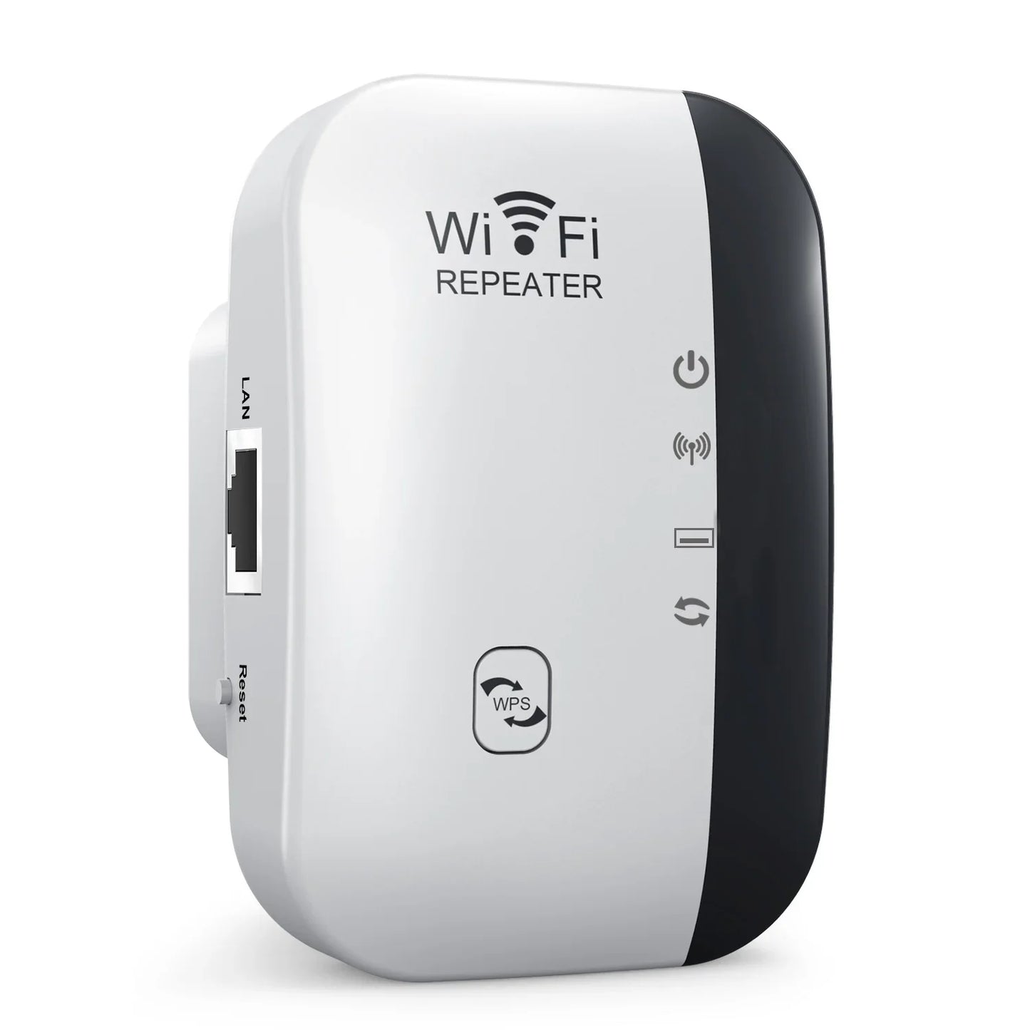 300Mbps Wireless WiFi Repeater — 2.4G WiFi Extender & Signal Booster, 802.11N Router Adapter for Home & Office