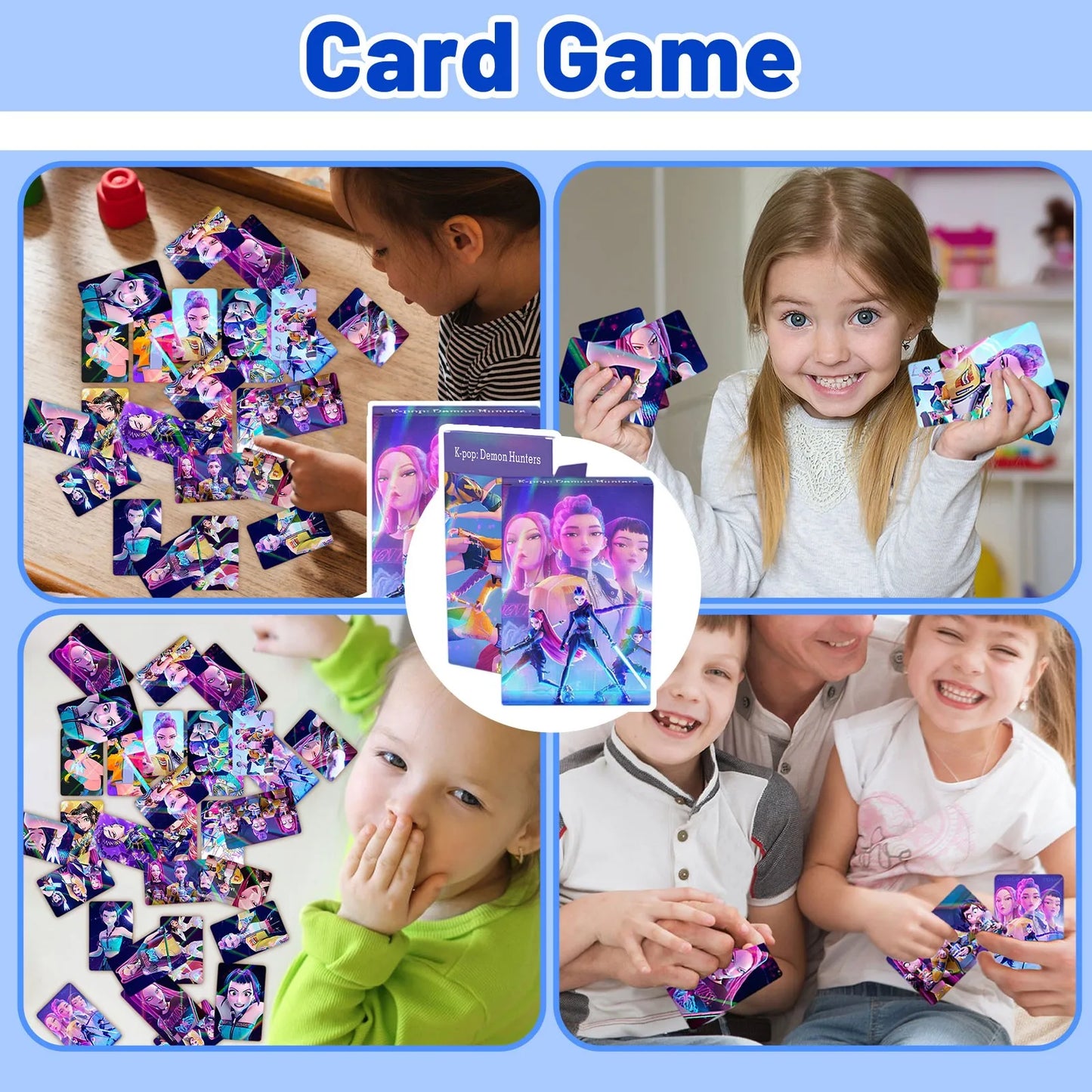 K-POP Demon Hunter Girl Group Holographic Cards – 30-Piece Anime Collectible Set for Fans & Trading Card Games
