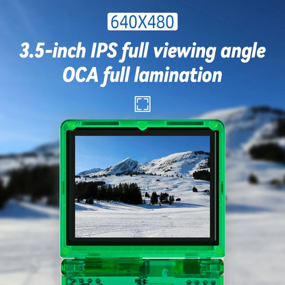 ANBERNIC RG35XXSP Flip Handheld Game Console – 3.5” IPS Display, 64GB, 64-Bit Linux, Online Play