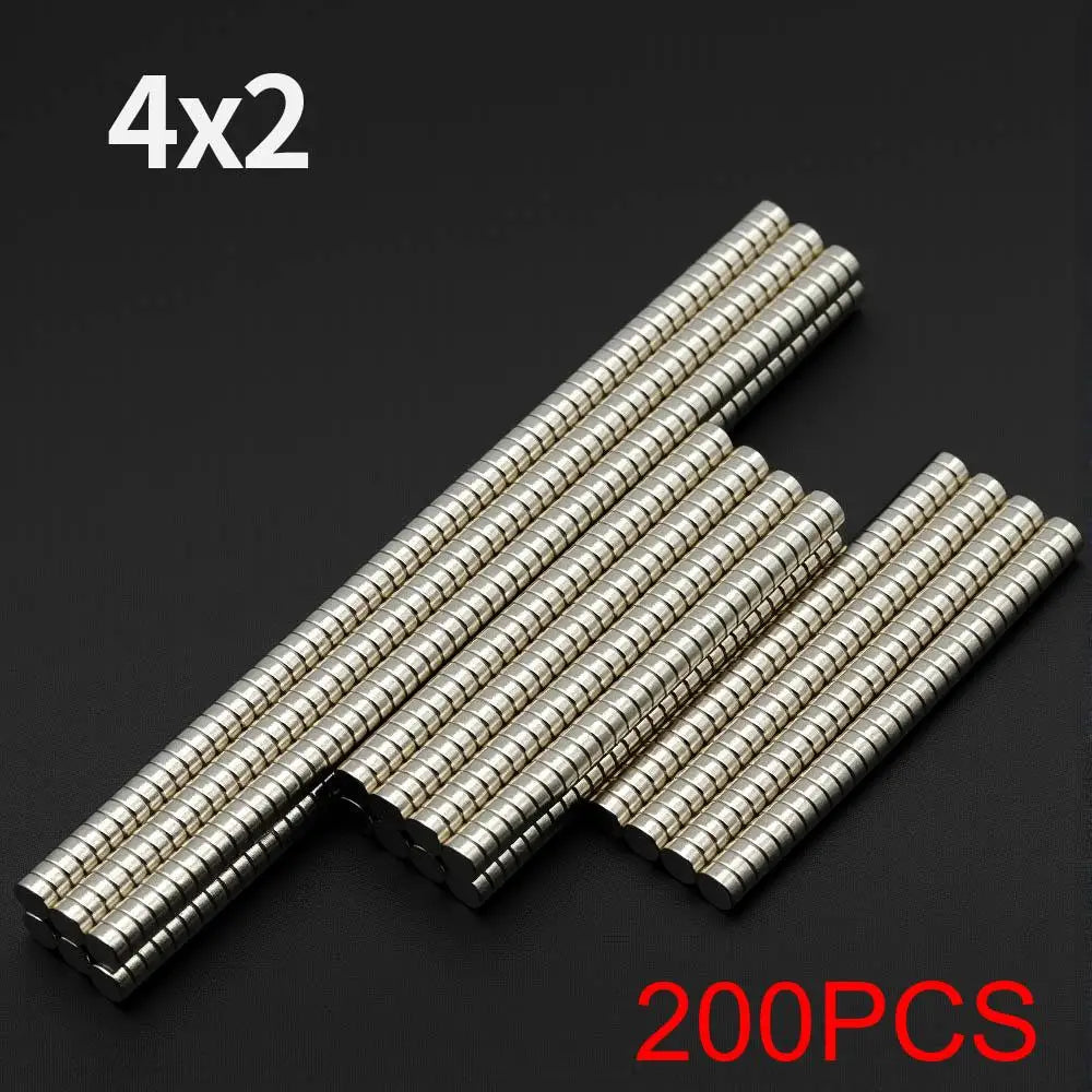 N35 Neodymium Round Magnets - Super Strong Permanent Fridge Magnets for DIY Crafts and Projects