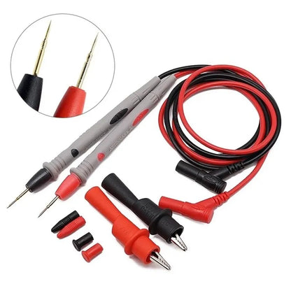 Universal Multimeter Test Leads Cable : AC/DC 1000V 20A CAT III Measuring Probes Pen - Essential Wire Tips for Multi-Meter Tester