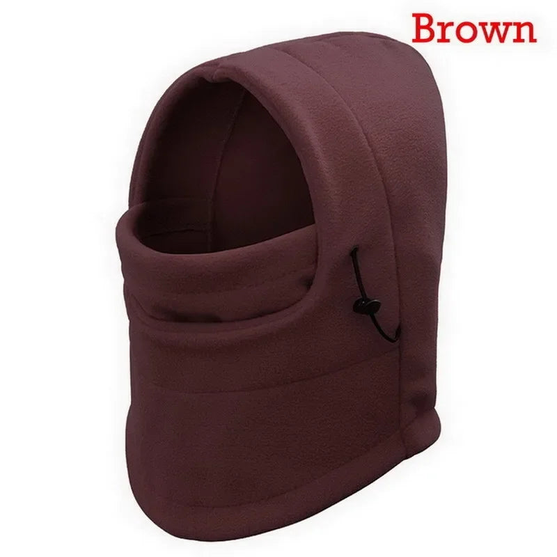 Unisex Winter Thermal Balaclava Hat – Waterproof Fleece Hood & Neck Warmer for Hiking & Outdoor Use