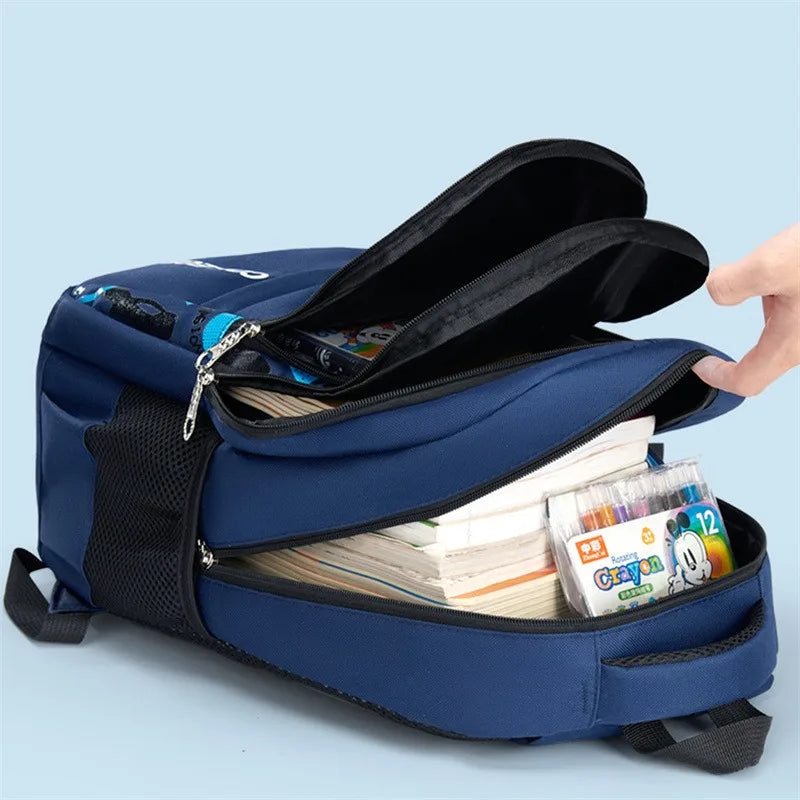 2024 New Children's School Backpack - Waterproof Primary and Teenager Boys' Book Bag