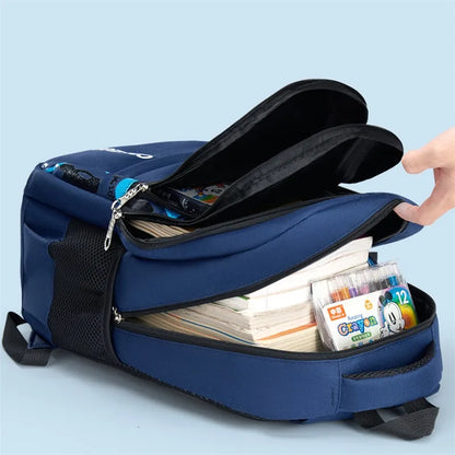 2024 New Children's School Backpack - Waterproof Primary and Teenager Boys' Book Bag