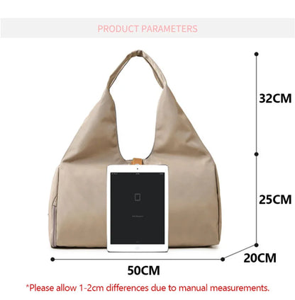 Women's Yoga Mat Bag - Gym Sports Shoulder Tote, Dry Wet Travel Storage for Fitness & Dance